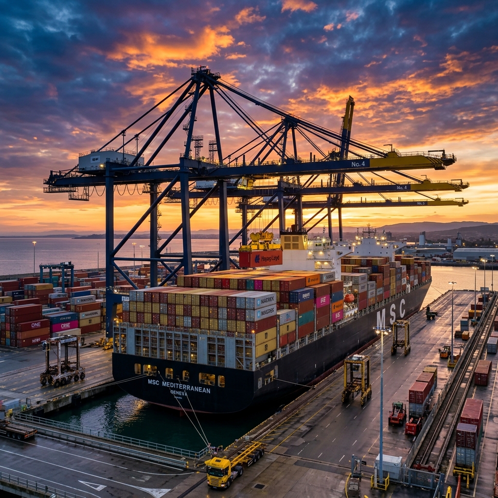 Zeetug Diplomatic Express Shipping ocean container terminal port operations